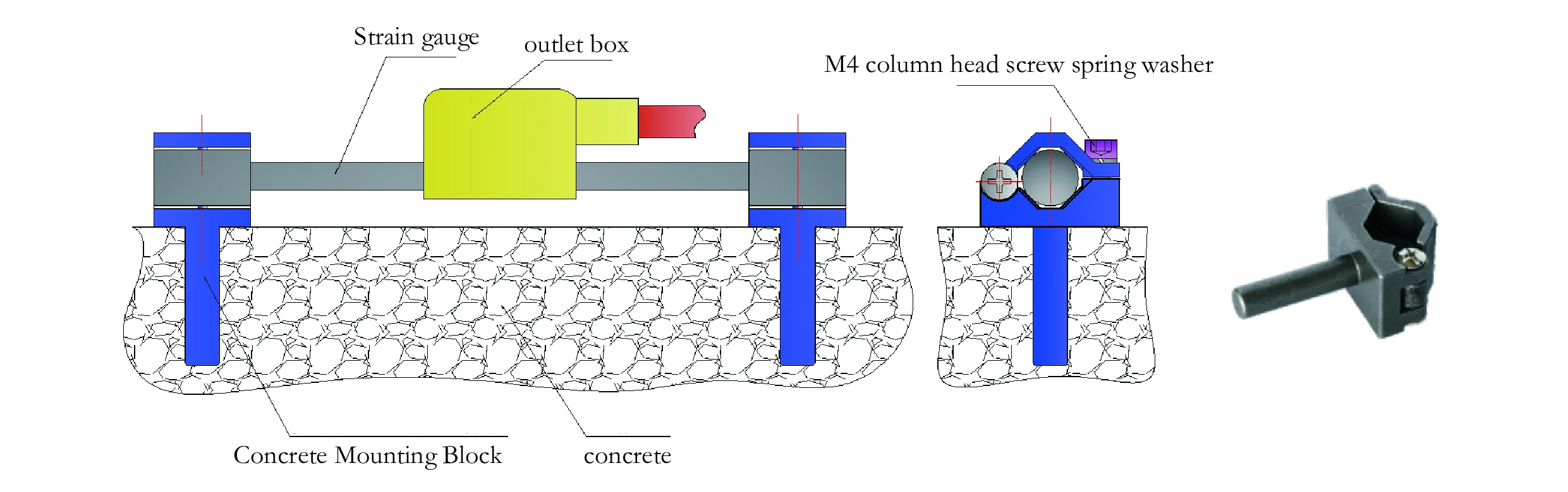स्मार्ट वाइब्रेटिंग वायर स्ट्रेन गेज (सतह मॉडल) JMZX-212HAT/HB छवि 9